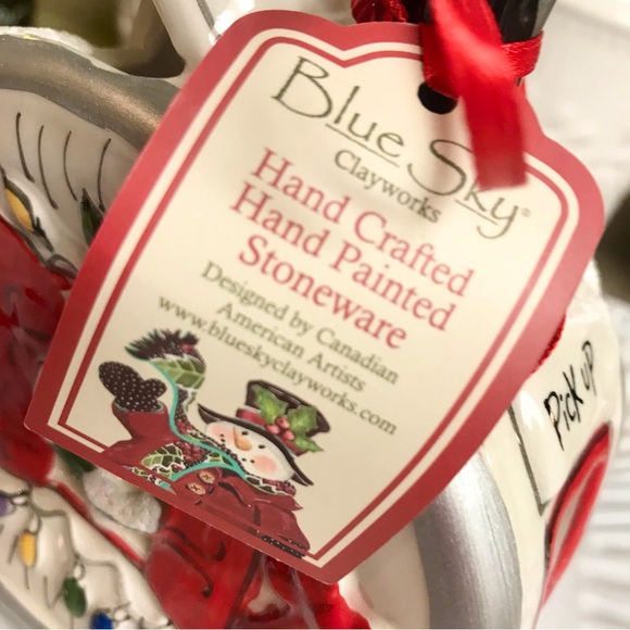 NEW BLUE SKY CLAYWORKS PRANCER TEA-LIGHT CANDLE HOLDER & RAINBOW TREE 🦌🎄✨ - Picture 7 of 16